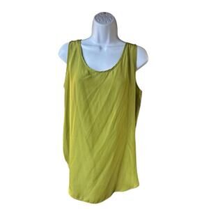 Sonya Ratay San André Sleeveless Green Tunic Top Size 12